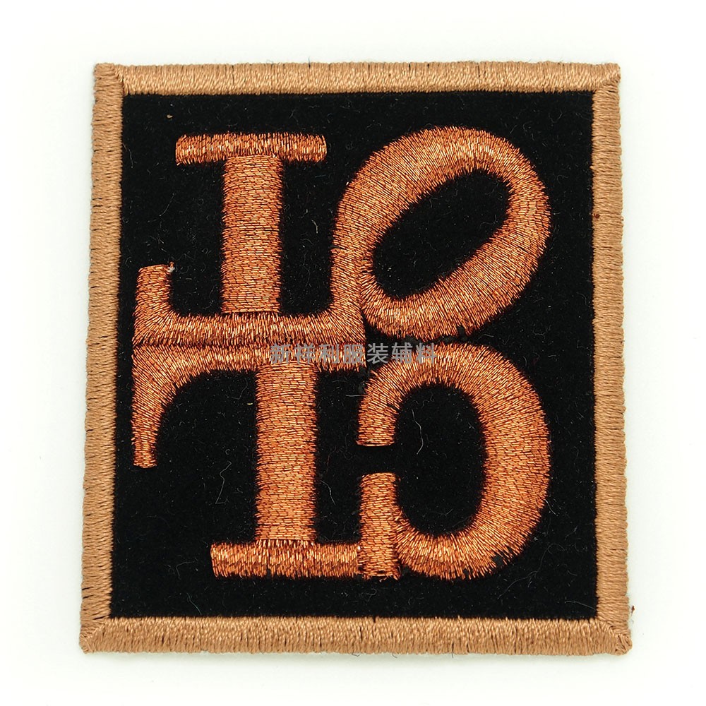 2022廠家直銷(xiāo)3D立體繡花 魔術(shù)貼徽章字母diy設(shè)計(jì)